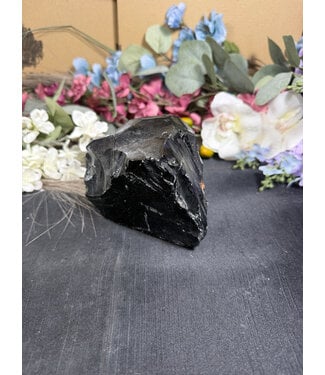 Rough Black Obsidian #52, 964gr