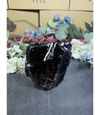Rough Black Obsidian #48, 846gr