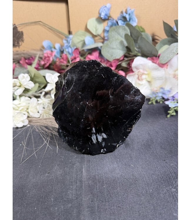 Rough Black Obsidian #53, 1010gr