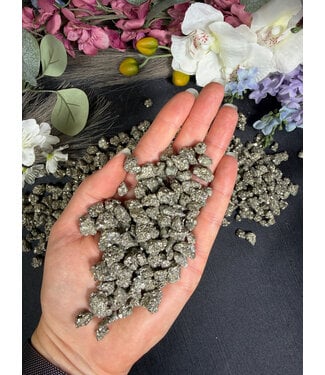 Rough Pyrite Size Chips 500gr Bulk Pack