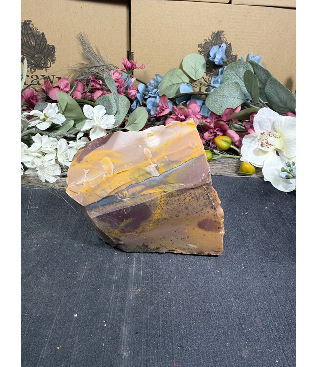 Rough Mookaite Jasper #10, 842gr