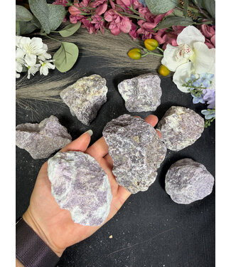 Rough Lepidolite Size 3 [200-299gr]