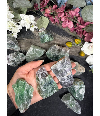 Rough Rainbow Fluorite Size 2 [100-199gr]