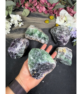 Rough Rainbow Fluorite Size 8 [700-799gr]