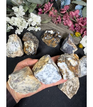 Rough Dendritic Chalcedony Size 3 [200-299gr]