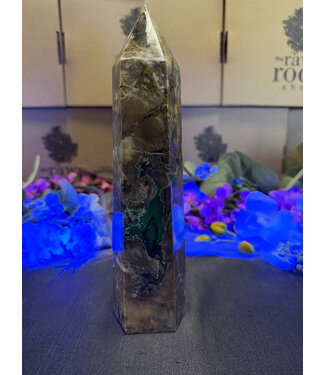 Fluorescent Agate Tower #60, 982gr