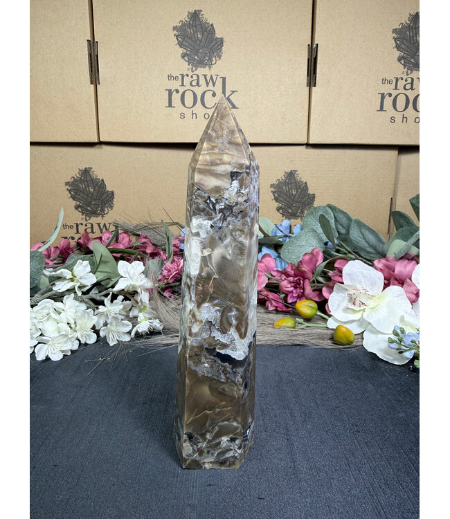 Fluorescent Agate Tower #56, 442gr