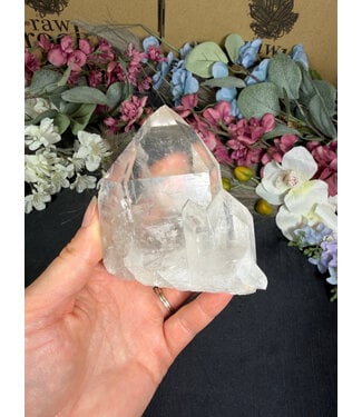 Clear Quartz Cluster #405, 408gr
