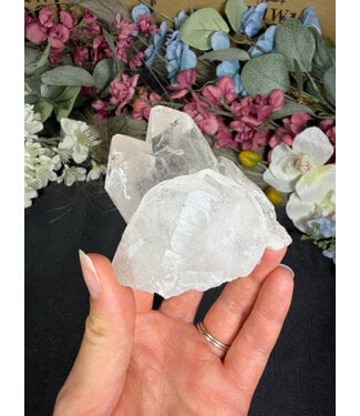 Clear Quartz Cluster #401, 194gr