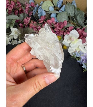 Clear Quartz Cluster #395, 128gr