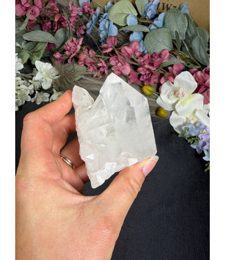 Clear Quartz Cluster #393, 224gr