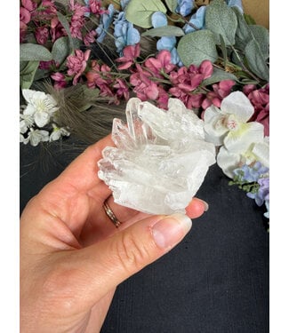 Clear Quartz Cluster #392, 112gr