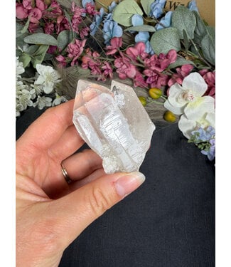 Clear Quartz Cluster #390, 118gr