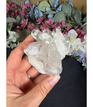 Clear Quartz Cluster #388, 152gr