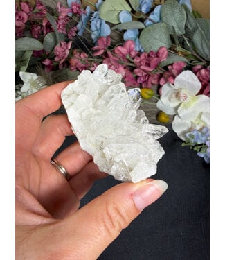 Clear Quartz Cluster #391, 132gr