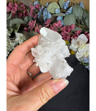 Clear Quartz Cluster #385, 118gr