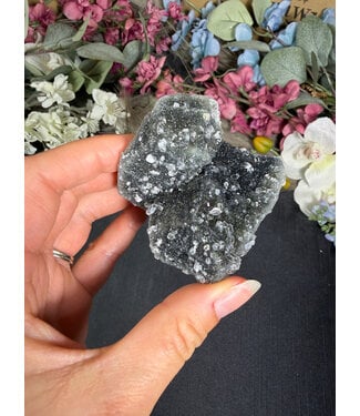 Raw Black Chalcedony #66, 121.58gr