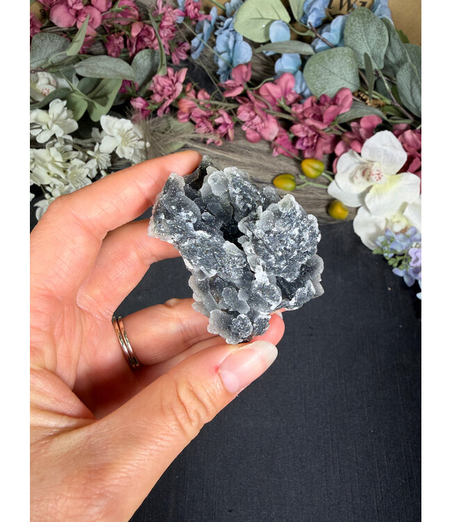 Raw Black Chalcedony #62, 63gr