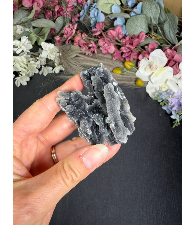 Raw Black Chalcedony #61, 71.32gr