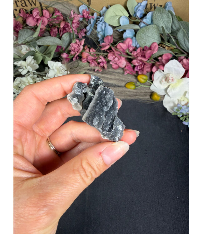 Raw Black Chalcedony #56, 30.49gr