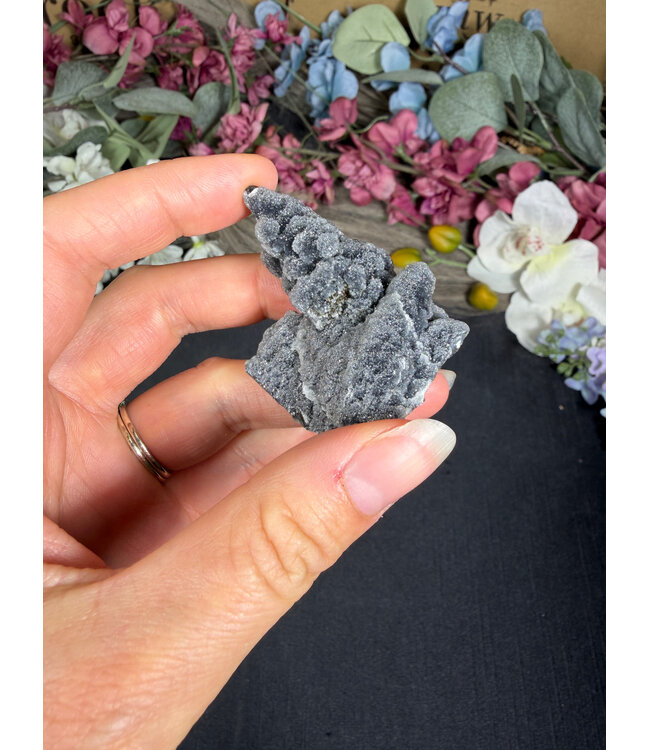 Raw Black Chalcedony #49, 37.57gr