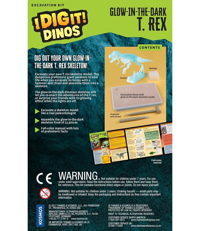 I DIG IT! Glow in the Dark T-Rex