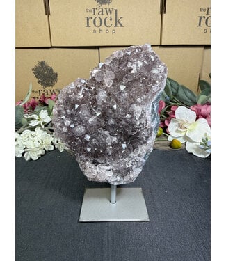Amethyst on Metal Stand #40, 988gr