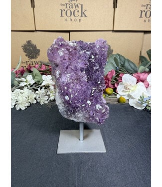 Amethyst on Metal Stand #36, 814gr
