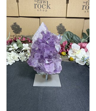Amethyst on Metal Stand #27, 726gr