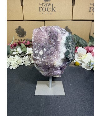 Amethyst on Metal Stand #24, 868gr