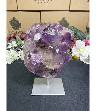 Amethyst on Metal Stand #19, 790gr