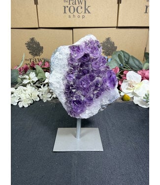 Amethyst on Metal Stand #16, 752gr