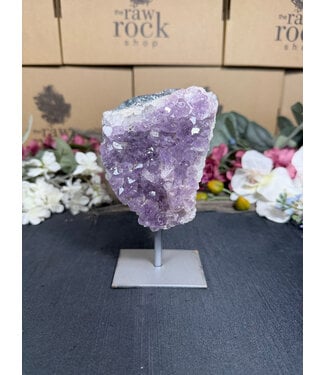 Amethyst on Metal Stand #13, 714gr