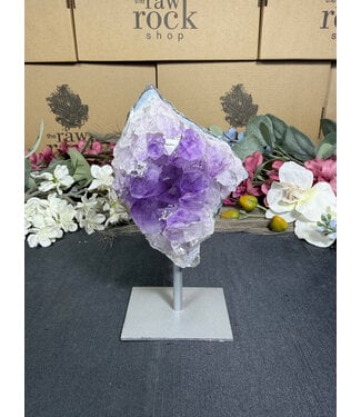 Amethyst on Metal Stand #12, 676gr