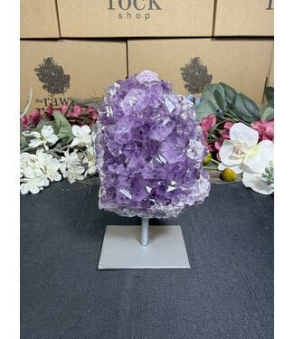 Amethyst on Metal Stand #11, 760gr