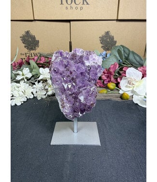 Amethyst on Metal Stand #10, 694gr