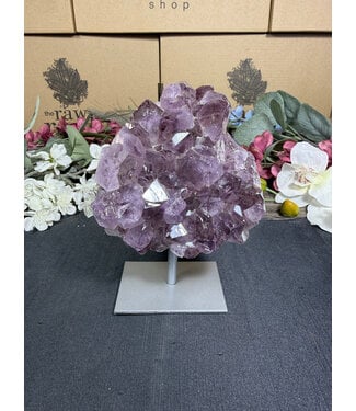 Amethyst on Metal Stand #9, 756gr