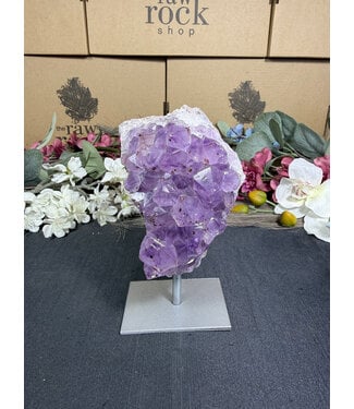 Amethyst on Metal Stand #8, 682gr