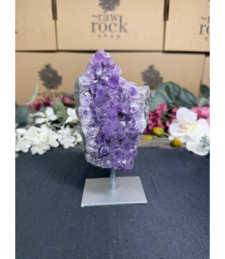Amethyst on Metal Stand #7, 722gr