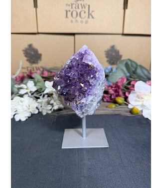 Amethyst on Metal Stand #5, 580gr