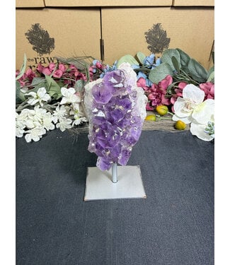 Amethyst on Metal Stand #2, 518gr