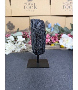 Black Tourmaline on Stand #63, 416gr
