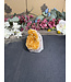 Citrine Polished Druzy Cut Base (heat treated) #22, 318gr