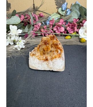 Citrine Polished Druzy Cut Base (heat treated) #23, 460gr