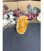 Citrine Polished Druzy Cut Base (heat treated) #24, 298gr