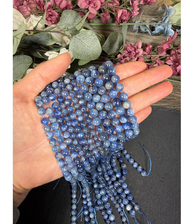 Kyanite Beads Polished 15" Strand 6mm 8mm