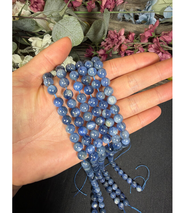 Kyanite Beads Polished 15" Strand 6mm 8mm
