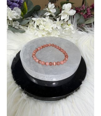 Rhodochrosite 6mm Bracelet