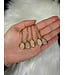 Oval 304 Stainless Steel Gold Plated Necklace, Rose Quartz