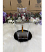Faceted Bullet Point Platinum Necklace, Tiger Eye